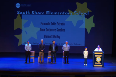 Picture of student receiving All Star award.